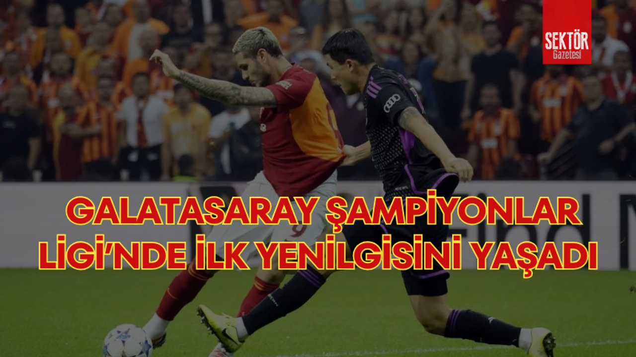 Galatasaray Şampiyonlar Ligi’nde ilk yenilgisini yaşadı