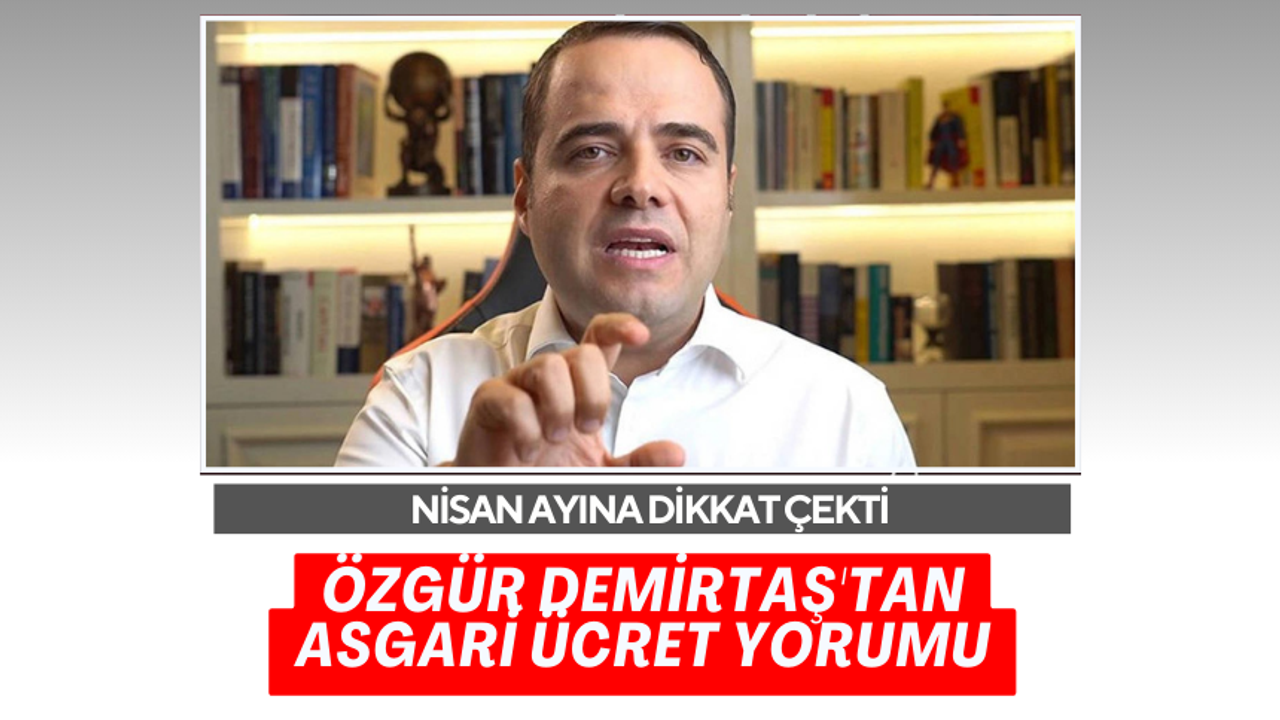 Özgür Demirtaş'tan asgari ücret yorumu