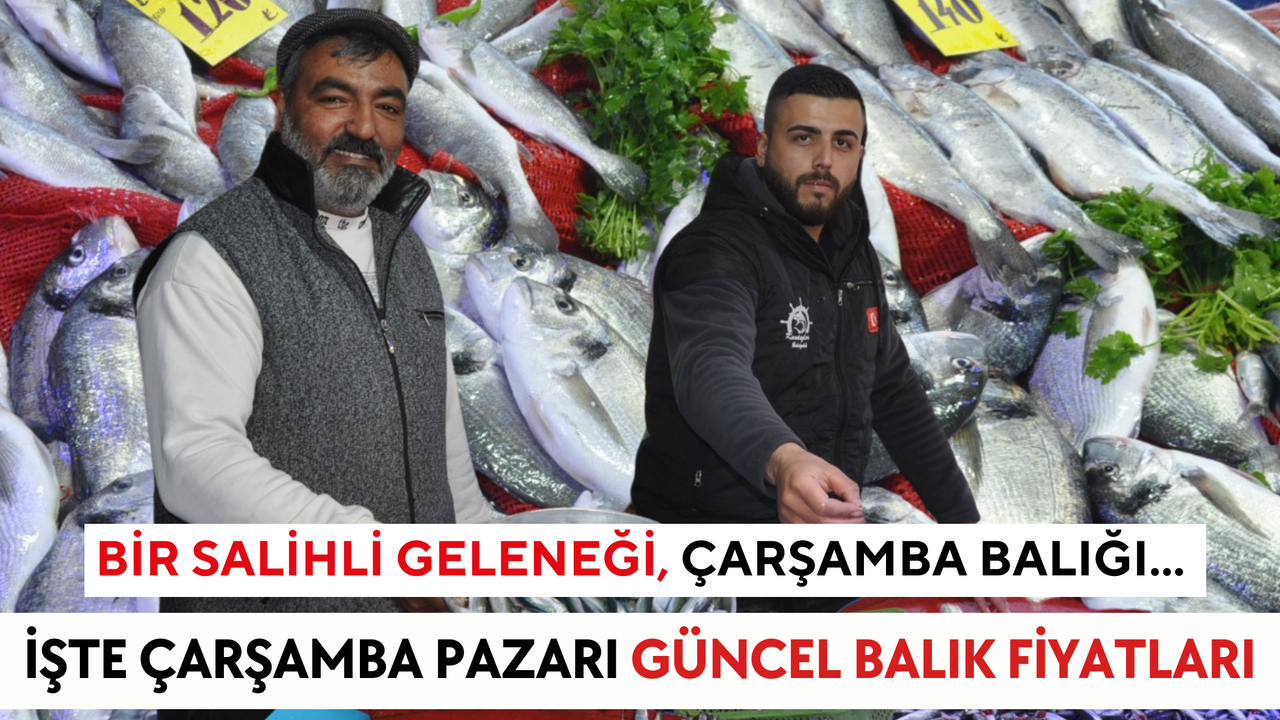Salihli Çarşamba Pazarı'nda Güncel Balık Fiyatları | Çupra, İstavrit,  Sazan, Levrek, Karides...