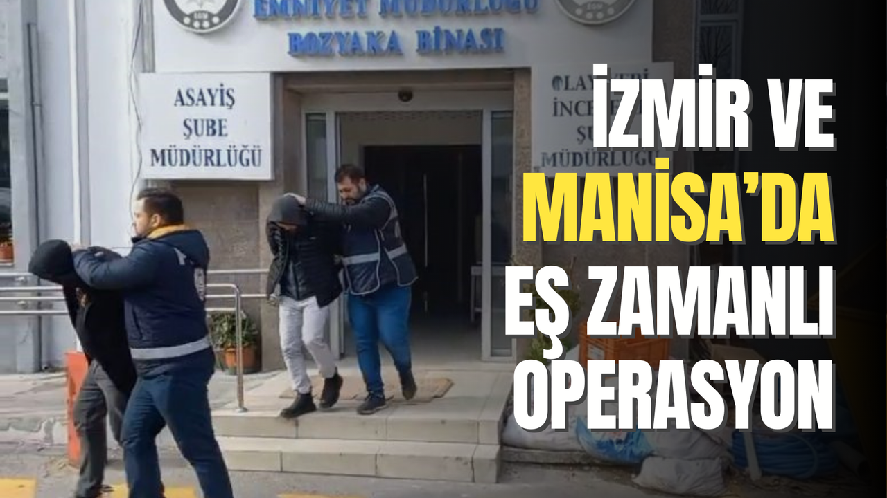 İzmir ve Manisa’da eş zamanlı operasyon | Altın dolandırıcıları tutuklandı
