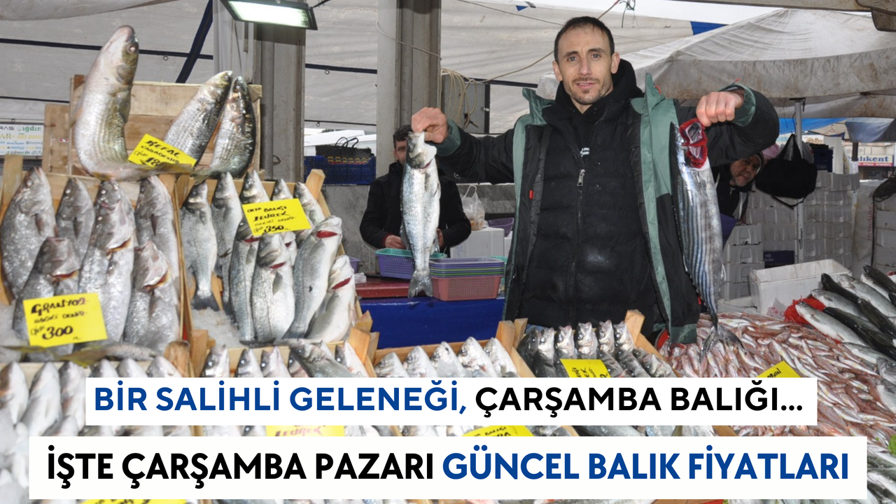 Salihli Çarşamba Pazarı'nda Güncel Balık Fiyatları | Kılçıksız Sardalya, Boğaz İstavrit, Deniz Çupra