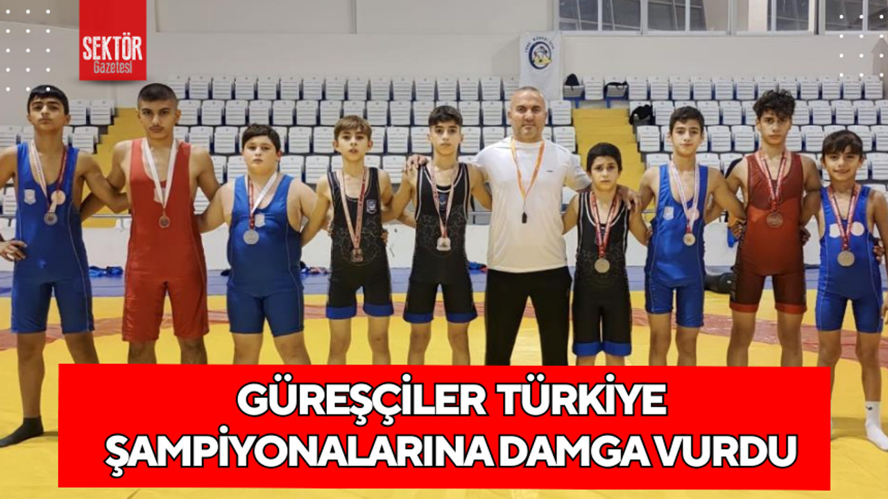 Güreşçiler Türkiye Şampiyonalarına damga vurdu