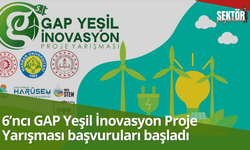 6’ncı GAP Yeşil İnovasyon Proje Yarışması başvuruları başladı