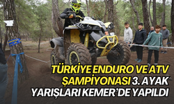 Türkiye Enduro ve ATV Şampiyonası 3. Ayak Yarışları Kemer’de yapıldı