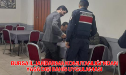 Bursa İl Jandarma Komutanlığı’ndan yasa dışı bahis uygulaması