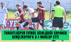 Turgutluspor evinde ağırladığı Sapanca Gençlikspor'u 3-1 mağlup etti
