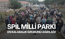 Spil Milli Parkı en kalabalık grubunu ağırladı |  Öğrenciler, Milli Park'ın fauna ve florası tanıdı