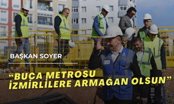 Başkan Soyer’den yerin 36 metre altında Buca Metrosu mesaisi