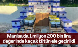 Manisa'da 1 milyon 200 bin lira değerinde kaçak tütün ele geçirildi