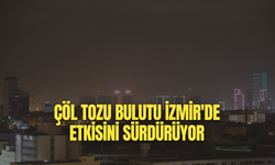 Çöl tozu bulutu İzmir'de etkisini sürdürüyor