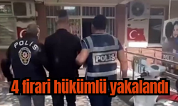 İzmir’de 4 firari hükümlü yakalandı