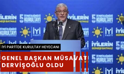 İYİ Parti'de kurultay heyecanı | Yeni Genel Başkan Müsavat Dervişoğlu oldu
