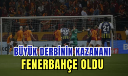 Büyük derbinin kazananı Fenerbahçe oldu