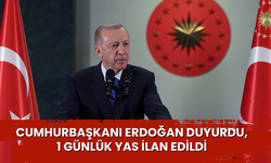 Cumhurbaşkanı Erdoğan duyurdu: 1 Günlük yas ilan edildi