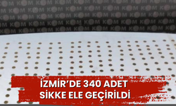 İzmir’de 340 adet sikke ele geçirildi