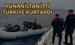 Yunanistan unsurları tarafından geri itilen  56 göçmen karaya çıkartıldı