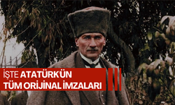 MSB, Atatürk'ün orijinal imzalarını paylaştı