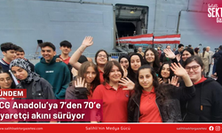 TCG Anadolu'ya 7'den 70'e ziyaretçi akını sürüyor