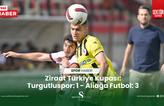 Ziraat Türkiye Kupası: Turgutluspor: 1 - Aliağa Futbol: 3