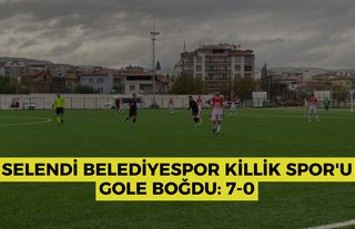 Selendi Belediyespor Killik Spor'u gole boğdu: 7-0