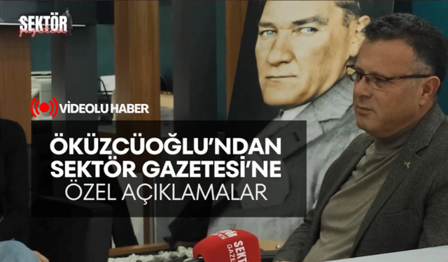 Öküzcüoğlu, projelerini Sektör Gazetesi’ne anlattı | Alaşehir’in köklü sorunlarına neşter vurduk