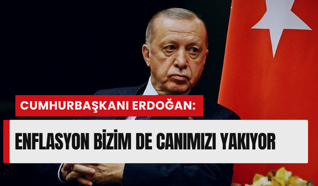Cumhurbaşkanı Erdoğan: Enflasyon bizim de canımızı yakıyor