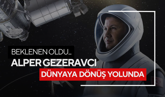 Alper Gezeravcı, Dragon kapsülüyle  ISS'ten ayrıldı