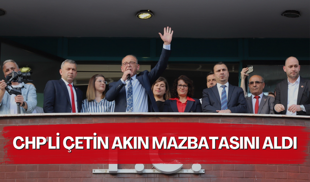Turgutlu Belediye Başkanı Çetin Akın mazbatasını aldı
