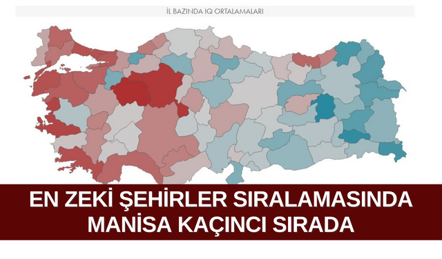 Türkiye'nin en zeki şehirleri belli oldu | Manisa kaçıncı sırada?