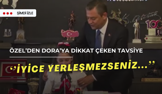 CHP Genel Başkanı Özgür Özel, koltuğunu Dora Mimaroğlu’na devretti