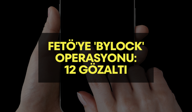 FETÖ'ye 'ByLock' operasyonu: 12 gözaltı