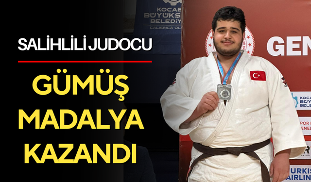Salihlili judocu Türkiye ikincisi oldu