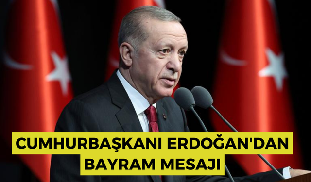 Cumhurbaşkanı Erdoğan: Ramazan Bayramı'nı canıgönülden tebrik ediyorum