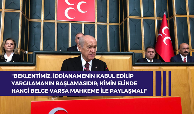 MHP Genel Başkanı Devlet Bahçeli, Sinan Ateş cinayeti davasına ilişkin konuştu