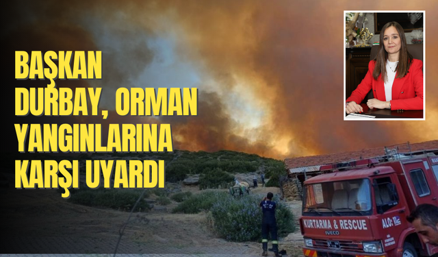 Başkan Durbay, orman yangınlarına karşı uyardı