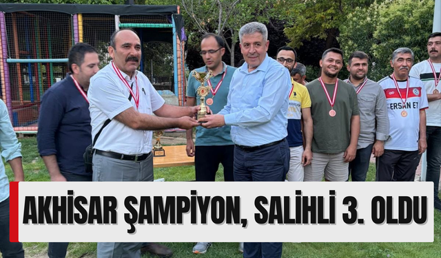 Akhisar şampiyon, Salihli 3. oldu