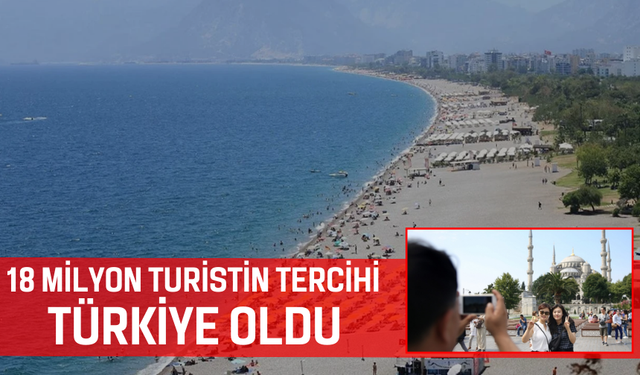 Ocak-Mayıs döneminde en çok turistin tercihi Türkiye oldu