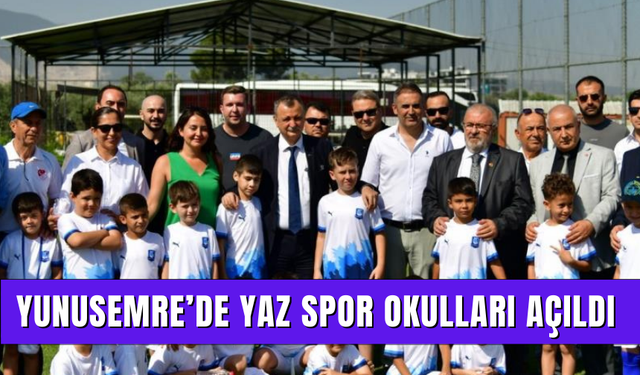 Yunusemre’de yaz spor okulları açıldı
