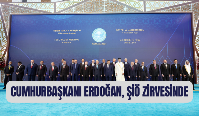 Cumhurbaşkanı Erdoğan, ŞİÖ zirvesinde