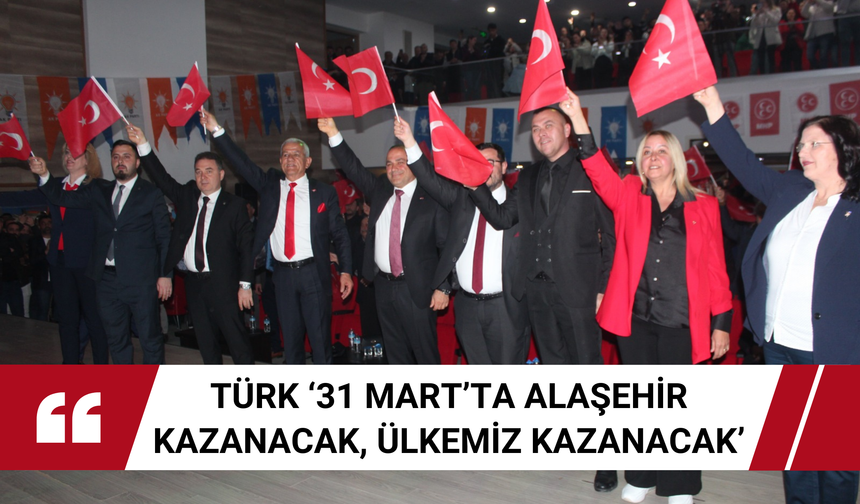 Alaşehir’de Cumhur İttifakı adaylarını tanıttı