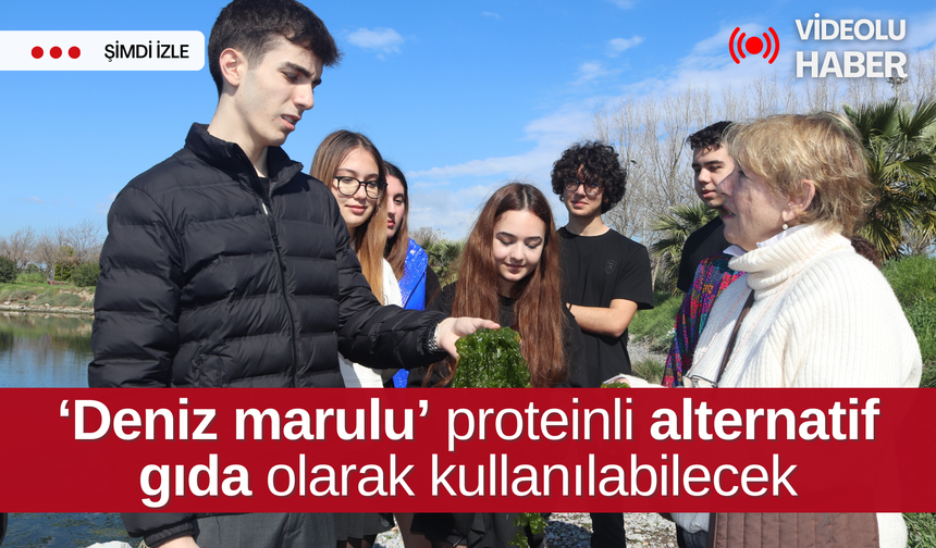 Lise öğrencileri ‘deniz marulunu’ Türk mutfağına kazandırmayı hedefliyor