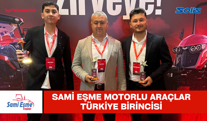Sami Eşme Motorlu Araçlar Türkiye birincisi