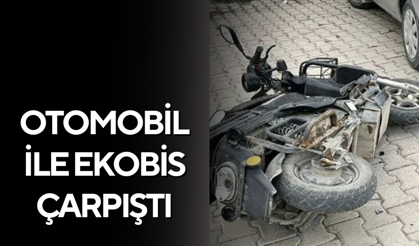 Salihli’de otomobil ile ekobis çarpıştı: 2 yaralı