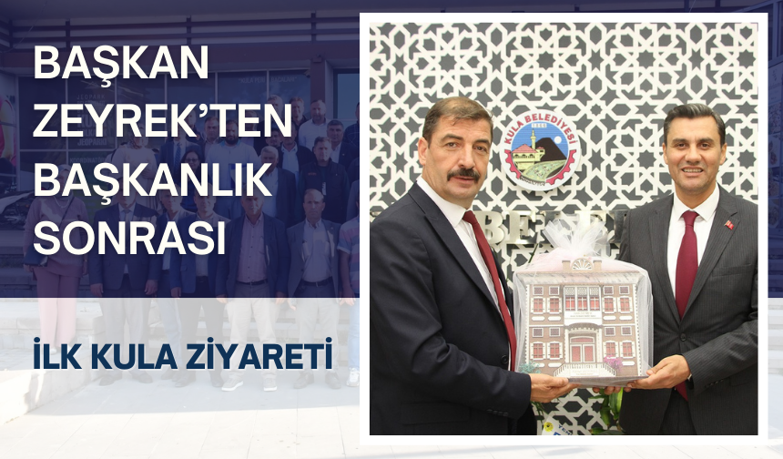 Başkan Zeyrek’ten Kula çıkarması | Jeopark Belediyeler Birliği Başkanı olarak seçildi