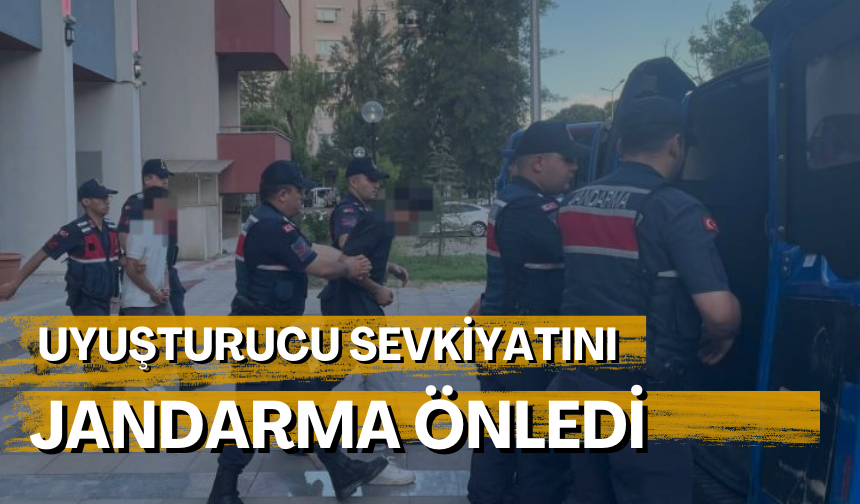 İzmir’den Nazilliye uyuşturucu sevkiyatını Jandarma önledi