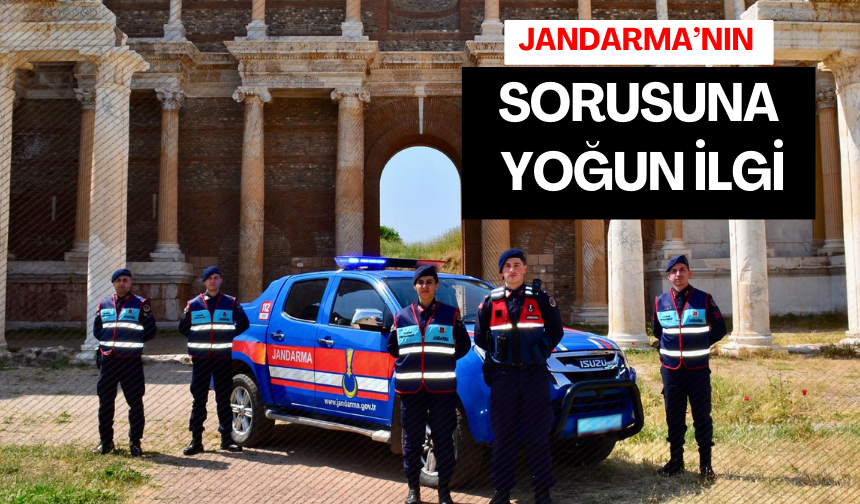Jandarma’nın sorusuna yoğun ilgi