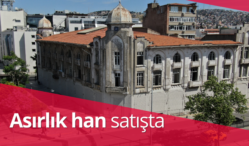 Tarihi Kardiçalı Han’ı dudak uçuklatan fiyata satışta | Türkiye’nin ikinci betonarme karkas yapısı...